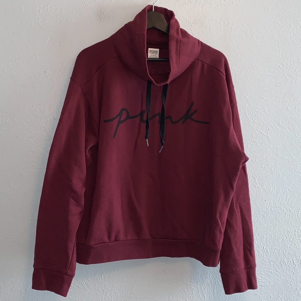 Vs burgundy cowlneck